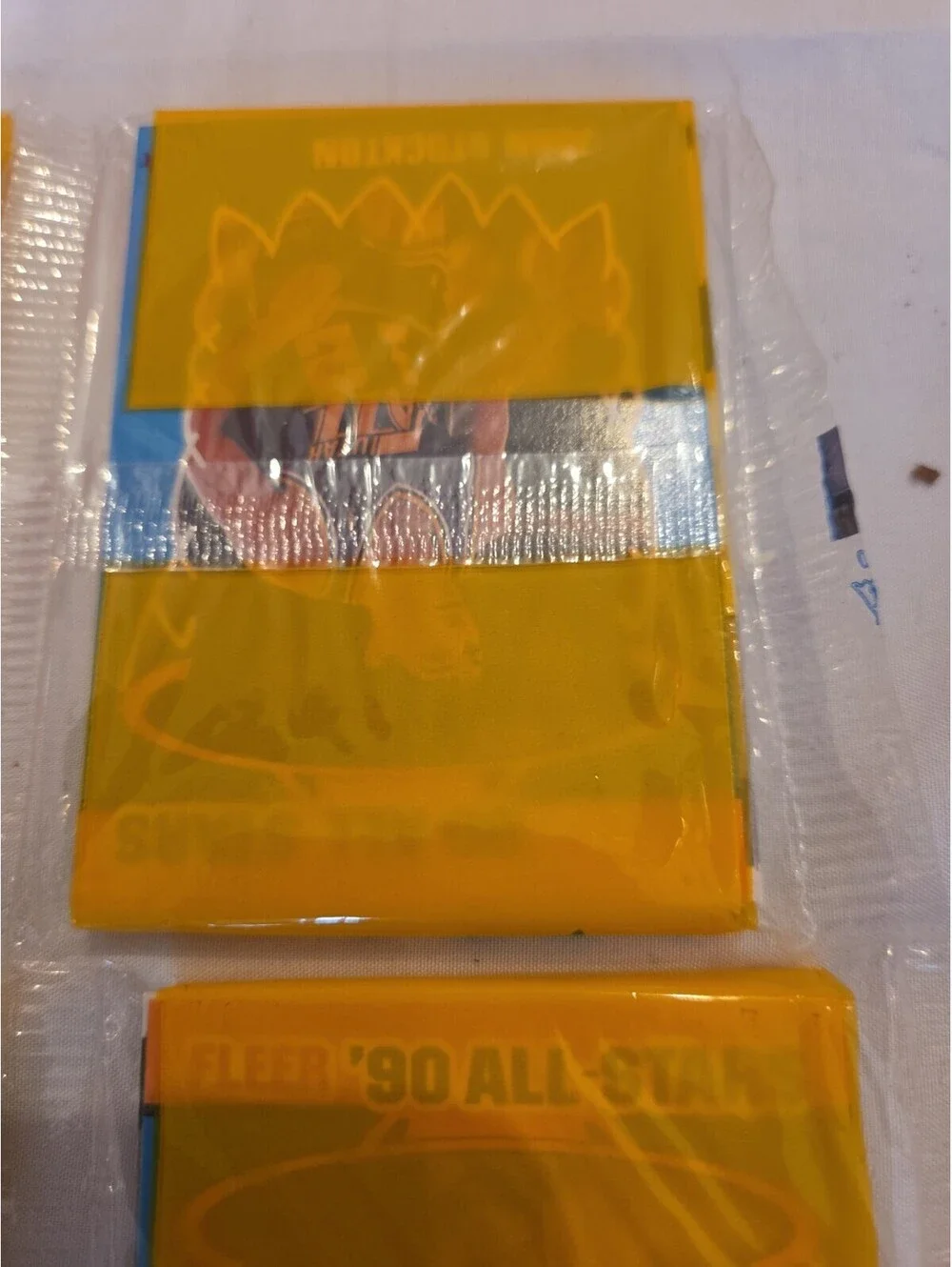 1990 91 Fleer Basketball Rack Packs HOF Lot 3 Magic Stockton Akeem SEE Picts